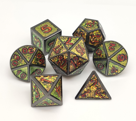CER Grat-Metallvielflächige Würfel Vielzweck für Kerker und Drachen