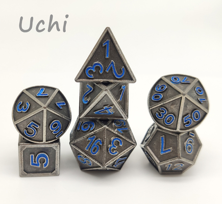 Dauerhafte Berufs-RPG-Würfel-gesetztes Zink-Legierungs-Material für KTV-Stange