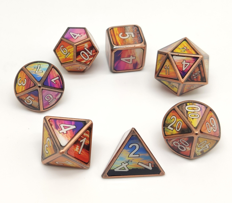 Ungiftige Metallantiverschleißwürfel RPG vorzügliches Schnitzen für Sammlung