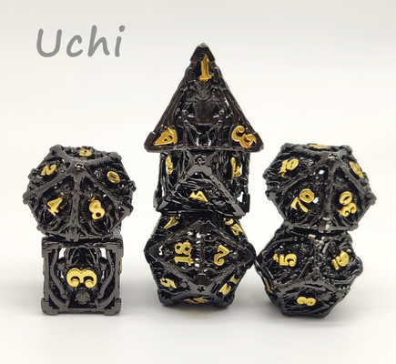 Tragbare scharfe Metall-RPG-Würfel-Hand polierte für Kerker und Drachen
