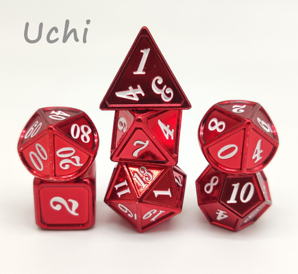 Ordentliche Grate asphaltieren RPG würfeln die 7-teilige gesetzte gegossene Polyeder-Hand