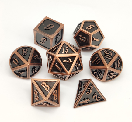 Tischplatten-Spiel-Metall-RPG würfeln das dauerhafte vorzügliche Antiverschleißc$schnitzen