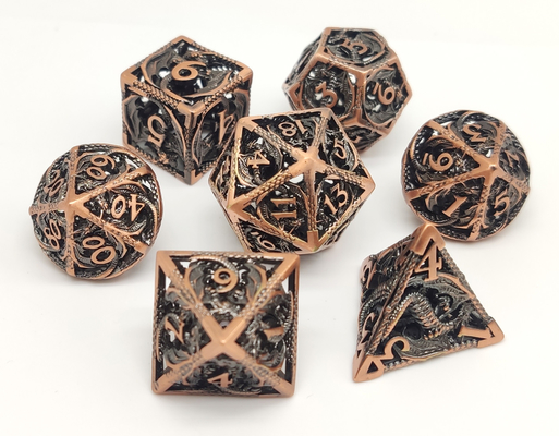 Hand polierte Mini-RPG-Würfel-Satz-dauerhaften haltbaren Luxus