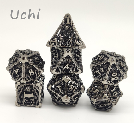 Geruchloser leichter Mini Dice Set, vielseitiger kleiner Metallwürfel