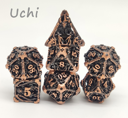 Haltbarer Mini-RPG praktisches vielflächiges D10 D12 D20 würfeln