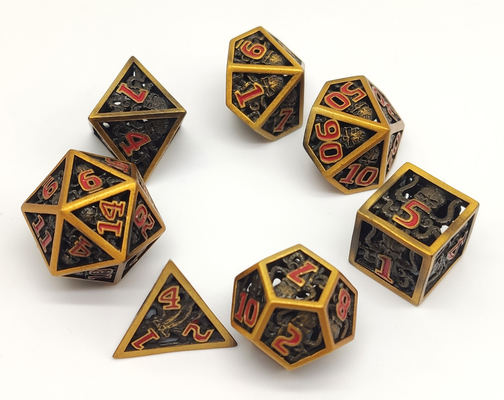 Hand- geschnitzt asphaltieren Mini Polyhedral Dice Waterproof Neat-Grate