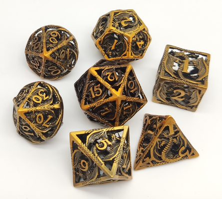 Hand, die dauerhafte vielflächige Würfel DND, haltbare Präzision RPG-Würfel gießt