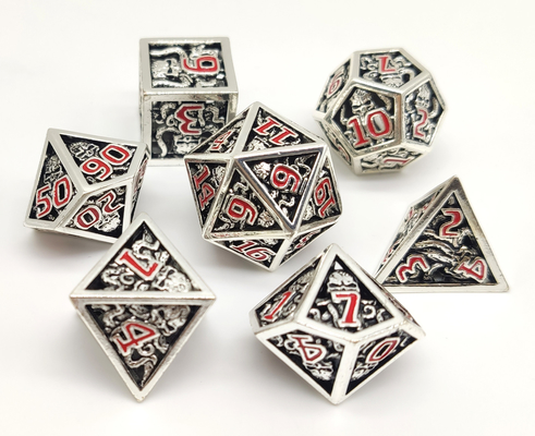 ISO9001 Mini Resin Polyhedral Dice Wear beständiges handgefertigtes
