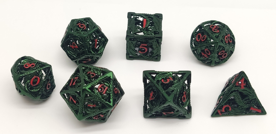 Handgemachte kühle Metallvielflächige Würfel-praktisches langlebiges Gut für Shadowrun