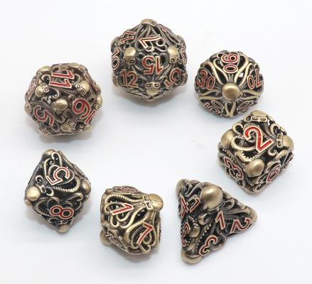 Dauerhafte handgemachte Mikro-DND-Würfel, Würfel Mini Polyhedral Tinys D20