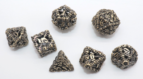 Vielzweck-beständiges langlebiges Gut Mini Polyhedral Dice Portable Wears