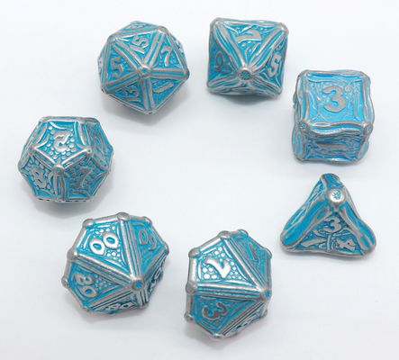 Hand polierte scharfen Mini Polyhedral Dice Set, der für Sammlung 7-teilig ist