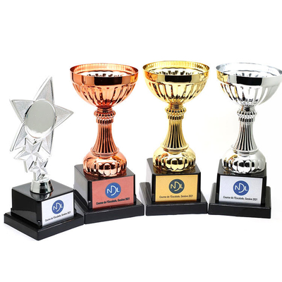 Kundenspezifisches Basketball-Metalltrophäen-Schalen-Zink-Legierungs-Kupfer-Material