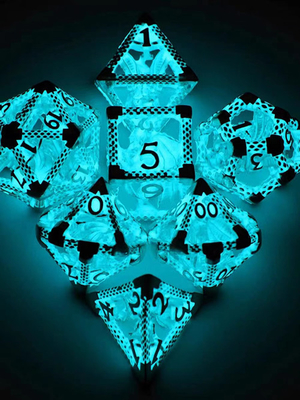 Heißer Verkaufsmini entertainment blue luminous dice LED vielflächig