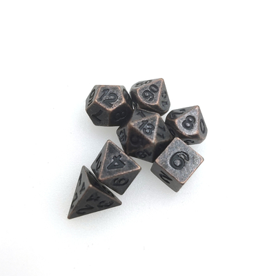 Ordentlicher scharfer ungiftiger starker Mini-RPG würfeln praktische vielseitige kleine Metallwürfel