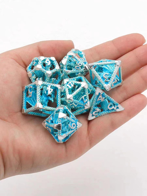 Heißer Verkaufsmini entertainment blue luminous dice LED vielflächig