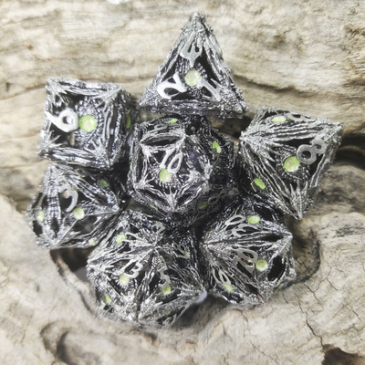 Robustes Polier-Stabiles, tragbares, handgefertigtes Anti-Verschleiß-Mini-Polyeder-RPG-Würfel-Set