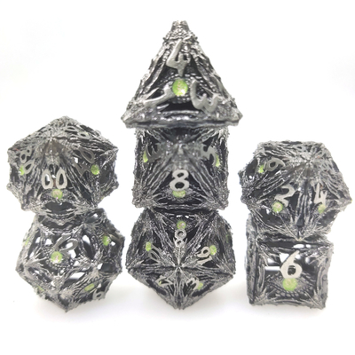 Robustes Polier-Stabiles, tragbares, handgefertigtes Anti-Verschleiß-Mini-Polyeder-RPG-Würfel-Set