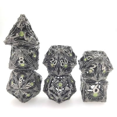 Robustes Polier-Stabiles, tragbares, handgefertigtes Anti-Verschleiß-Mini-Polyeder-RPG-Würfel-Set