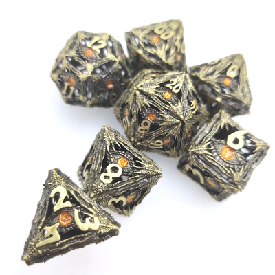 Das vielflächige Würfel-Handmassengießen stellte leichten Polier-RPG-Würfel-Satz ein