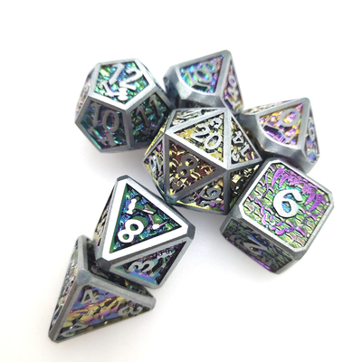 Brettspiel GST Mehrzweck-Metallwürfel, polyedrisch, langlebig, DND