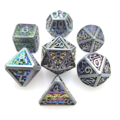 Brettspiel GST Mehrzweck-Metallwürfel, polyedrisch, langlebig, DND