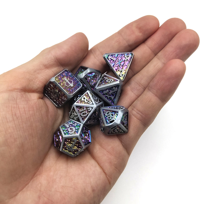 Brettspiel GST Mehrzweck-Metallwürfel, polyedrisch, langlebig, DND