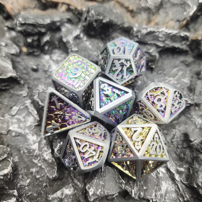 Brettspiel GST Mehrzweck-Metallwürfel, polyedrisch, langlebig, DND