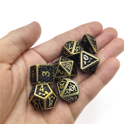 Dungeons and Dragons RPG Würfelchip Hochtemperaturmetall für Familienspiel