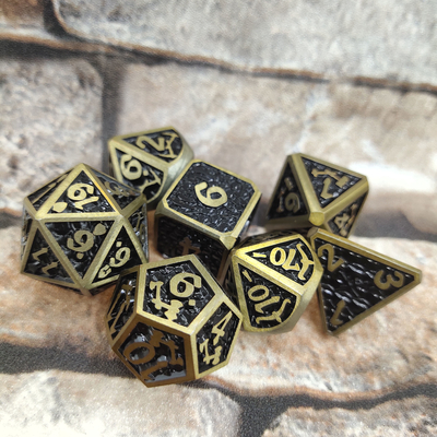 Dungeons and Dragons RPG Würfelchip Hochtemperaturmetall für Familienspiel