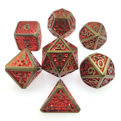 Poker Praktische Bulk Custom Handgießen Geeignete DND-Würfel aus Metall