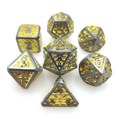 Pokemon-Karten-Würfel-Satz-vielflächige Luxus7 PC stellten Pokemon-Karten-Zusatzkasten für Dnd-Spiel ein