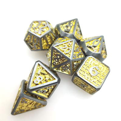 Pokemon-Karten-Würfel-Satz-vielflächige Luxus7 PC stellten Pokemon-Karten-Zusatzkasten für Dnd-Spiel ein