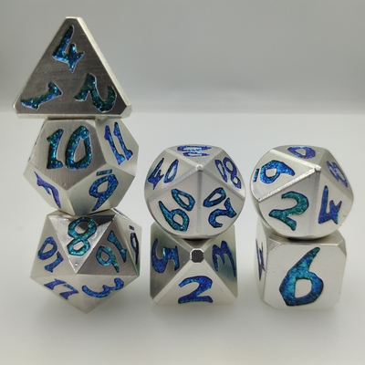 Hochtemperatur-Blaugold-Luxusmetall, handpoliert, kleine Mehrzweck-Pokerwürfel