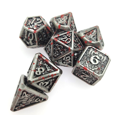 Tabletop-Spiel Metall-RPG-Würfel Neat Sharp Edges Liqui Rollenspiel-Würfelspiele
