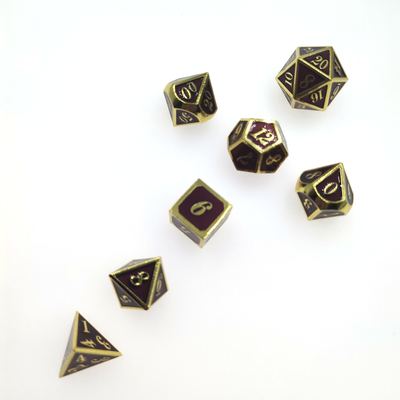 Grate vorzüglicher RPG-Würfel-Satz-stellten multi Farbspiel-Würfel Abnutzung vielflächig ein