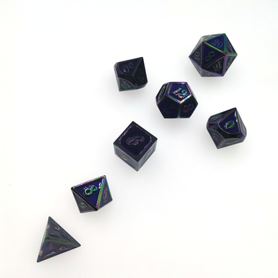 Legierungs-Mini-Polyeder-Würfelset für Dungeons And Dragons Langlebig