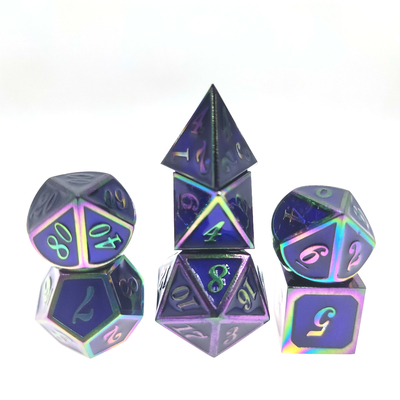Legierungs-Mini-Polyeder-Würfelset für Dungeons And Dragons Langlebig