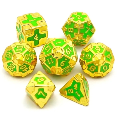 CE Präzisions-RPG-Polyeder-Drittsatz-Set OEM Nicht-toxisches Bulk-Legierungsmaterial KTV-Bar