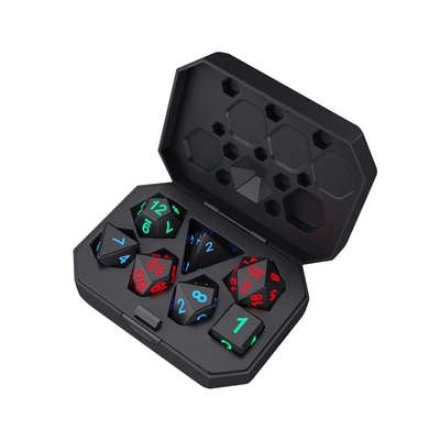DND Board Polyeder Würfel Erwachsenenspiel Zaubertrick Pixel Elektronische Leuchte LED Würfel