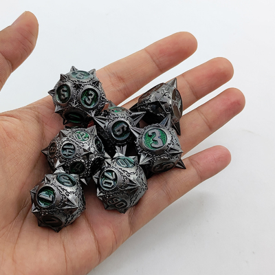 Retro Kupfer Meteor Hammer Metall Würfel Drache und Dungeon DND RPG D20