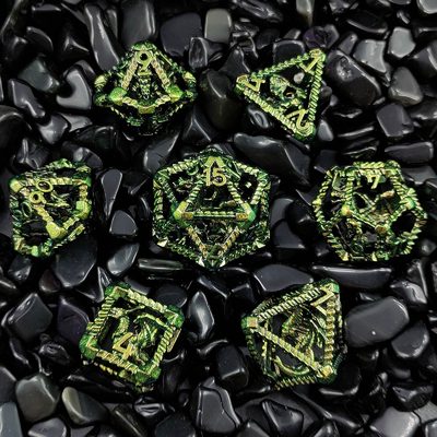 Hohl Multi-Noodle Metall Würfel Fliegender Drache Dungeon und Drache DND