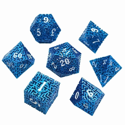 Hollow Maze Metall Würfel Set DND Krusu's Call RPG Vielfältig