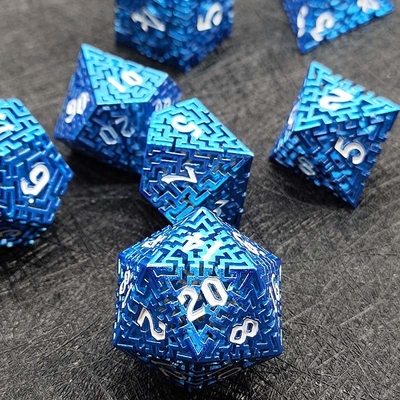 Hollow Maze Metall Würfel Set DND Krusu's Call RPG Vielfältig