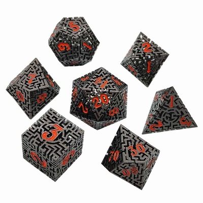 Hollow Maze Metall Würfel Set DND Krusu's Call RPG Vielfältig