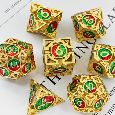 Pfeil Hohlmetall Würfel Anzug Vielfältige DND Dungeon und Drache