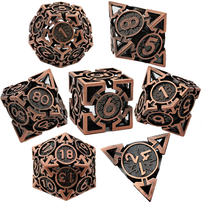 Pfeil Hohlmetall Würfel Anzug Vielfältige DND Dungeon und Drache