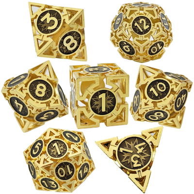 Pfeil Hohlmetall Würfel Anzug Vielfältige DND Dungeon und Drache