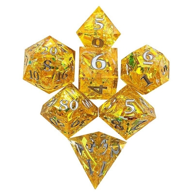 Farbstreifen Vielseitiges Harz Würfel Tor Dungeon und Dragon DND#COC
