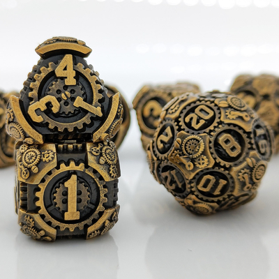 Metal Gear Würfel-Set DND Dungeons And Dragons TRPG Mehrseitige Würfel D6 Tisch